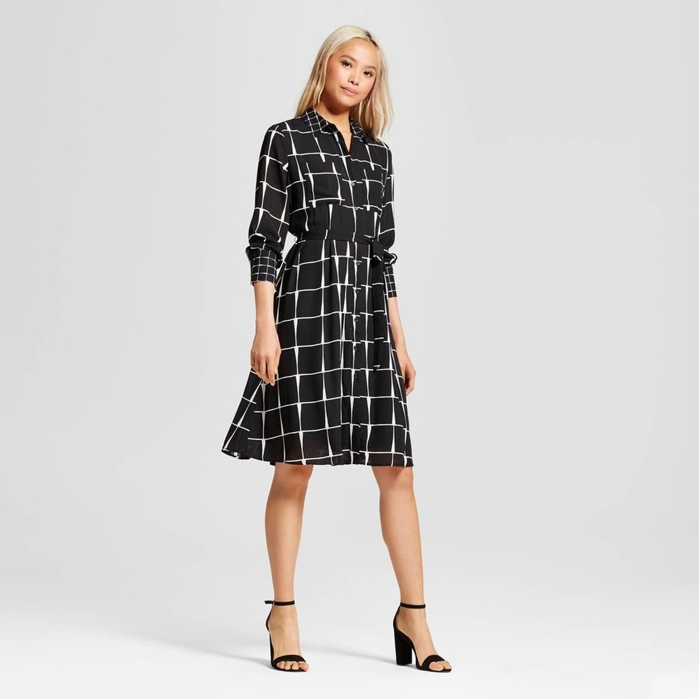 Who What Wear for Target Ruffle-Hem Shirt Dress